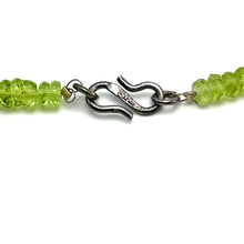 Peridot Natural, Citrine, and Amethyst Gemstone Necklace