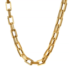 14K Yellow Gold Chain Necklace Jewelry Mounting - JEWELNJOY