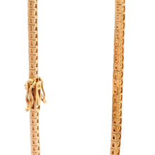 18K Pink Gold Tennis Bracelet Mounting – Custom Jewelry Setting - JEWELNJOY