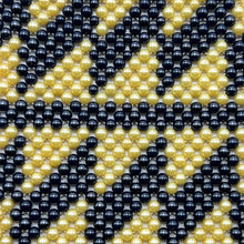 Handcrafted Chevron Pattern Pearl Tie Unique Modern Necktie