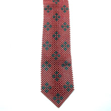 Handcrafted Diamond Pattern Pearl Tie Elegant Unique Necktie