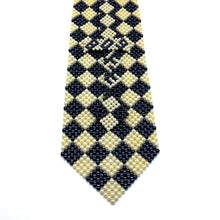 Handcrafted Argyle Pattern Pearl Tie Timeless and Refined