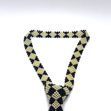 Handcrafted Argyle Pattern Pearl Tie Timeless and Refined