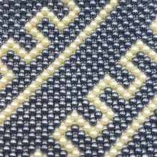 Handcrafted Greek Pattern Pearl Tie Classical Elegance