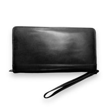 Zipper Travel Wallet Leather Umberto Ferreti Made In Italy Organizer