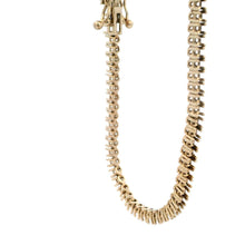 18K Yellow Gold Tennis Prong Set Bracelet Mounting