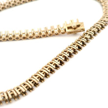 18K Yellow Gold Tennis Prong Set Bracelet Mounting