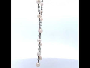 Classic Plain Pearl Lariat Station Necklace - sold on SPK