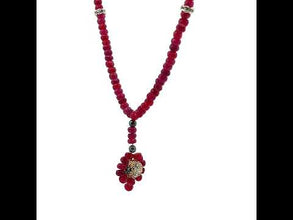 Natural Ruby Rondelle 4mm Faceted Bead Precious Necklace