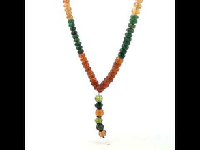 Peridot Natural, Tsavorite, Spessartite, and Citrine Necklace
