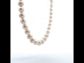 Pearl Chic Plain White Necklace June Birthstone
