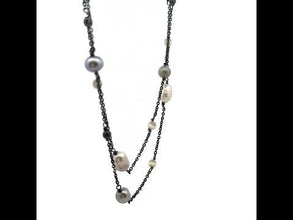 Pearl Classic Station Style Necklace Jewelry