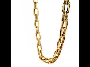 14K Yellow Gold Chain Necklace Jewelry Mounting