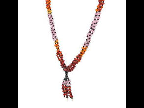 Lustrous Multi Colored Cubic Zirconia Beads Necklace