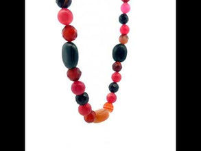 Natural Multi Jasper Jade Agate Gemstone Healing Necklace