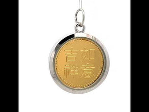 Rat Zodiac Chinese Auspicious Pendant – Handcrafted Tri-Dhatu Talisman in Gold, Silver & Copper for Intelligence, Opportunity & Clever New Beginnings