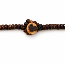 Natural Handmade Unique Spiral Design Coconut Shell Statement Necklace with Tassels Jewelry