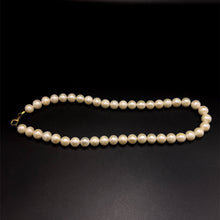 Natural Freshwater Pearl 10mm Cream Round Necklace 17’’ June Birthstone Jewelry for Purity and Calm Energy - Necklace