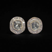 14K Yellow Gold Diamond Polki Earrings – Subtle Elegance Reflecting Mughal Craft Influence - JEWELNJOY