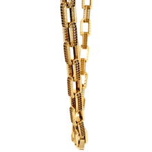 14K Yellow Gold Chain Necklace Jewelry Mounting - JEWELNJOY