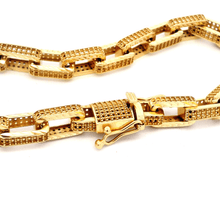 14K Yellow Gold Chain Necklace Jewelry Mounting - JEWELNJOY