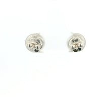 18K White Gold Natural Diamond Solitaire Stud Earrings | Ruby Halo Design | Timeless Classic Jewelry - Earrings