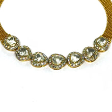 18K Yellow Gold Diamond Polki Bracelet – Elegant Piece Reflecting Indian Jewelry Traditions - Bracelet
