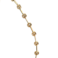 18K Yellow Gold Station Necklace Mounting