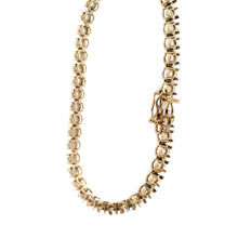 18K Yellow Gold DC Tennis Bracelet Mounting