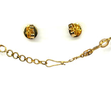 18K Yellow Gold Polki Diamond Unique Matched Pair Necklace and Earring Set – Royal Aesthetic Bridal Jewellery