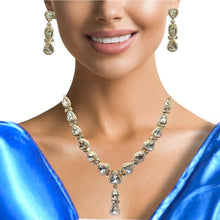 18K Yellow Gold Polki Diamond Unique Matched Pair Necklace and Earring Set – Royal Aesthetic Bridal Jewellery
