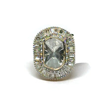 18K Yellow Gold Tapered Diamond Polki Ring – Royal Indian Design with Jadau Heritage Appeal - Ring