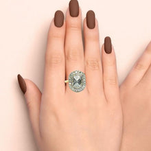 18K Yellow Gold Tapered Diamond Polki Ring – Royal Indian Design with Jadau Heritage Appeal - Ring