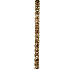 18K Yellow Gold Tennis Prong Set Bracelet Mounting