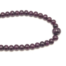 Opulent Natural Ruby Smooth Necklace 7mm Rondelle with 13mm Central Ruby Gemstone Jewelry with Timeless Elegance for Prosperity, Recognition & Protection