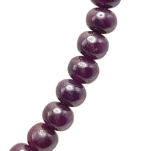 Opulent Natural Ruby Smooth Necklace 7mm Rondelle with 13mm Central Ruby Gemstone Jewelry with Timeless Elegance for Prosperity, Recognition & Protection