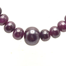 Opulent Natural Ruby Smooth Necklace 7mm Rondelle with 13mm Central Ruby Gemstone Jewelry with Timeless Elegance for Prosperity, Recognition & Protection