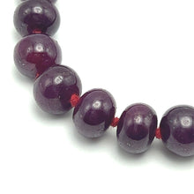 Natural Ruby Timeless Necklace Large Rondelle 10-11mm Plain Cut VVS Clarity Crimson Color Gemstone Jewelry For Motivation, Focus & Self-Belief