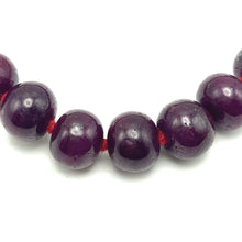 Natural Ruby Timeless Necklace Large Rondelle 10-11mm Plain Cut VVS Clarity Crimson Color Gemstone Jewelry For Motivation, Focus & Self-Belief