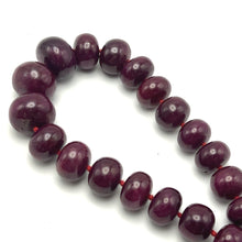 Natural Ruby Heirloom Necklace Ultra Statement Rondelle 16-23mm Plain Cut VVS Clarity Crimson Color Gemstone Jewelry For High Power, Success & Recognition