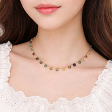 Natural Sapphire Heart Briolette Bead Gemstone Necklace Jewelry