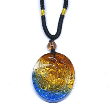 24K Gold Hallmarked Goddess Lakshmi Pendant Necklace | Divine Temple Jewelry | Vibrant Glazed Finish - Necklace