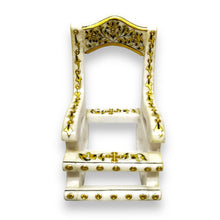 24K Gold Marble Handcrafted Rocking Chair Coaster 6 PC Set