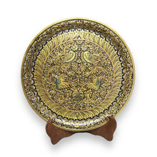24K Gold Handcrafted Unique Marble Peacock 12
