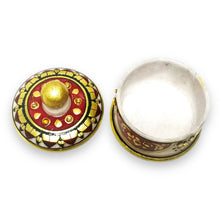 Marble 24K Gold Handcrafted 4 Piece Bowl & Tray Set