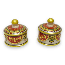Marble 24K Gold Handcrafted 4 Piece Bowl & Tray Set