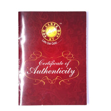 24K Premium Gold Foil Ganesh Card Blessing Gift Protection Blessing Wallet Insert Souvenir - Card