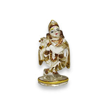 24K Gold Crystal Handcrafted Krishna Divine Statue