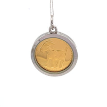 Year of the Goat Tri-Dhatu Pendant – Handcrafted Chinese Zodiac Talisman in Gold, Silver & Copper for Creativity, Calmness & Steady Success Gift