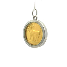 Year of the Goat Tri-Dhatu Pendant – Handcrafted Chinese Zodiac Talisman in Gold, Silver & Copper for Creativity, Calmness & Steady Success Gift
